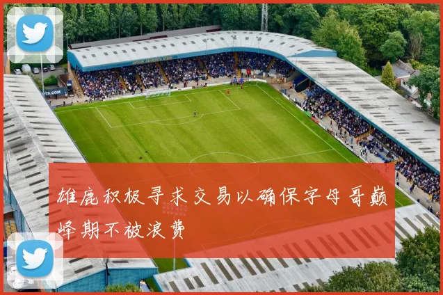 雄鹿积极寻求交易以确保字母哥巅峰期不被浪费